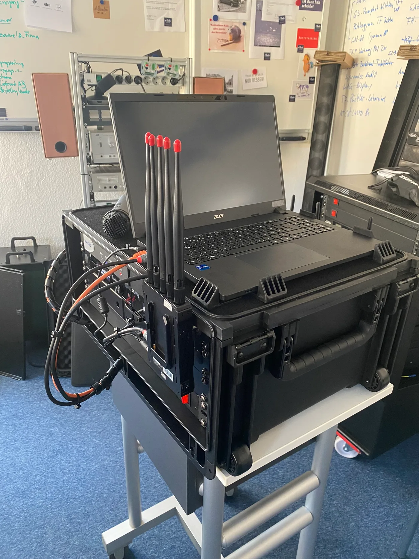 Moment aus dem Projektalltag bei d'Bomba concept