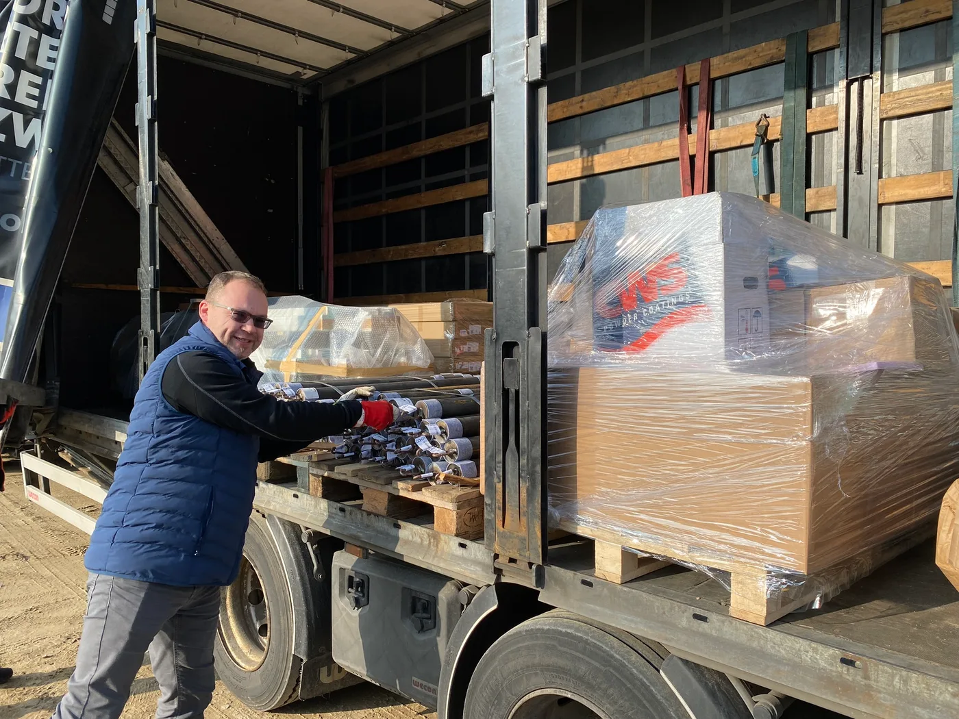 Baustellenmoment aus dem Teamalltag von d'Bomba concept