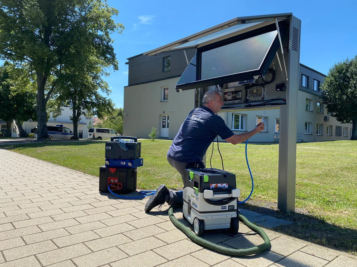 Projektimpression aus dem Alltag bei d'Bomba concept